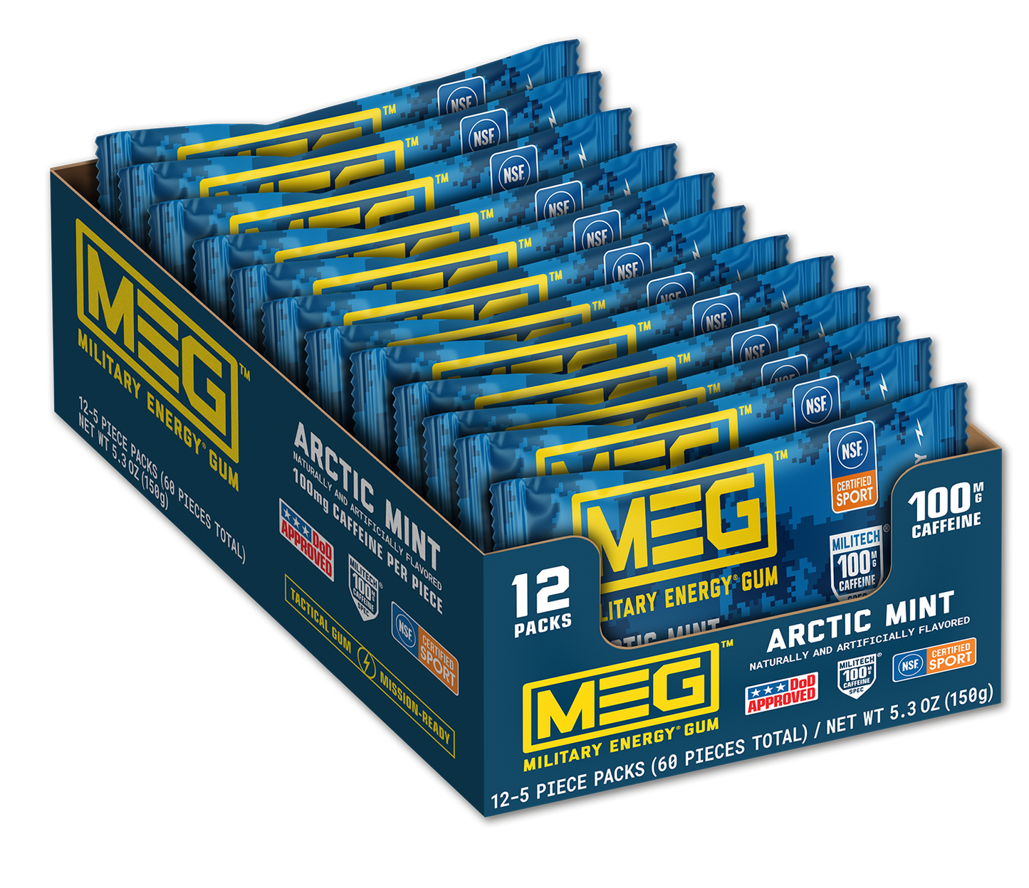 Arctic mint pouches - 12 CT