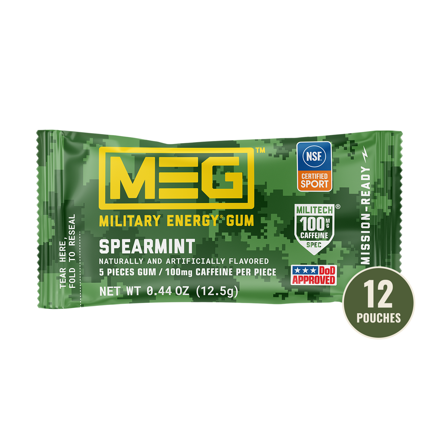 spearmint pouches - 12 CT